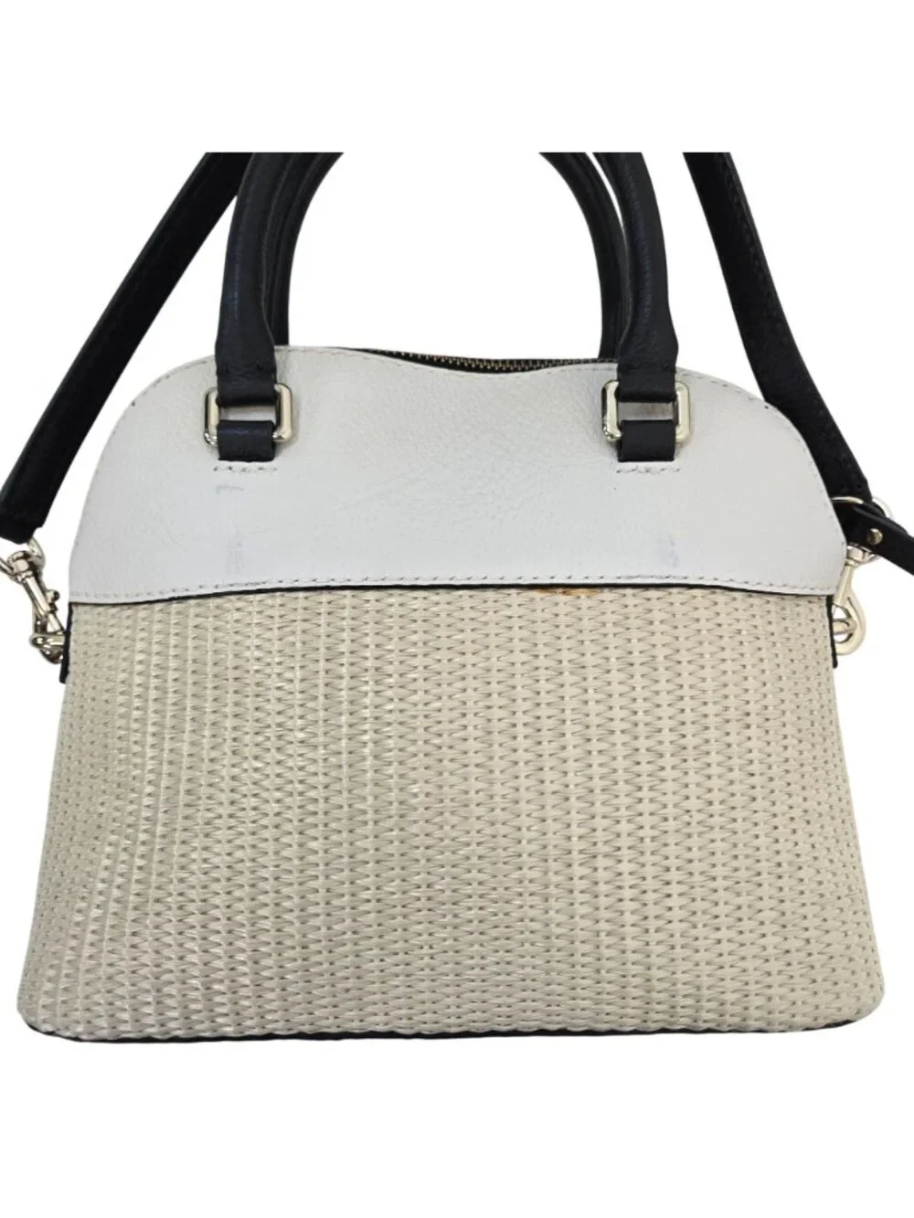 Kate Spade Grove Street Mini Straw Carli Convertible Satchel Bag